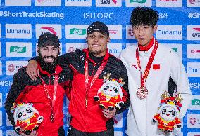 (SP)CHINA-BEIJING-SHORT TRACK SPEED SKATING-ISU WORLD CUP-MEN'S 500M(2) FINAL (CN)