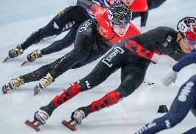 (SP)CHINA-BEIJING-SHORT TRACK SPEED SKATING-ISU WORLD CUP-MEN'S 1000M FINAL (CN)