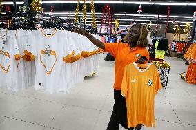 (SP)COTE D'IVOIRE-ABIDJAN-FOOTBALL-CAF-AFRICA CUP OF NATIONS-JERSEY
