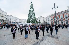 Animal Equality Activists Rally - Madrid