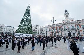 Animal Equality Activists Rally - Madrid