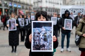 Animal Equality Activists Rally - Madrid