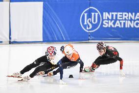 (SP)CHINA-BEIJING-SHORT TRACK SPEED SKATING-ISU WORLD CUP-WOMEN'S 3000M RELAY FINAL A(CN)