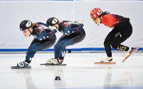 (SP)CHINA-BEIJING-SHORT TRACK SPEED SKATING-ISU WORLD CUP-WOMEN'S 1000M FINAL (CN)