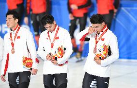 (SP)CHINA-BEIJING-SHORT TRACK SPEED SKATING-ISU WORLD CUP-MEN'S 5000M RELAY FINAL A (CN)