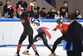 (SP)CHINA-BEIJING-SHORT TRACK SPEED SKATING-ISU WORLD CUP-MEN'S 1000M FINAL (CN)