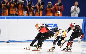 (SP)CHINA-BEIJING-SHORT TRACK SPEED SKATING-ISU WORLD CUP-WOMEN'S 500M(2) FINAL B(CN)