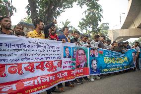 BNP Stages Human-chain Protest To Mark Human Rights Day