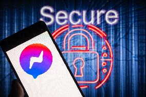 Encryption Messenger Mobile App - Social Media - Photo Illustration
