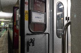 Inauguration of the Paris-Aurillac night train - Paris