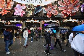 Christmas Atmosphere In New York City