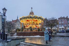 Christmas Atmosphere In Gdansk, Poland