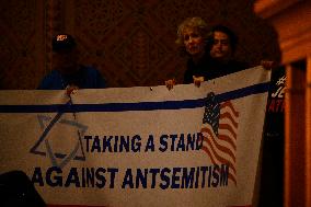 Rally Against Antisemitism in Philadelphia, PA