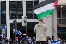 Pro Palestine Protest And Art Performance For Being Killed Children In Gaza In Cologne