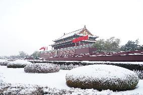 CHINA-BEIJING-SNOW SCENERY (CN)