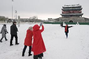 CHINA-BEIJING-SNOW SCENERY (CN)