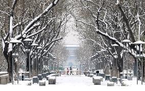 CHINA-BEIJING-SNOW SCENERY (CN)