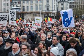 National March Against Antisemitism - Brussels