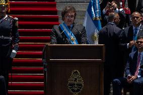 Javier Milei Sworn In As Argentina's New President