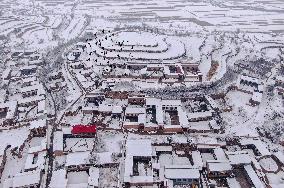 Heavy Snow Hit Yuncheng