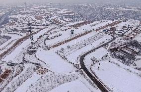 Heavy Snow Hit Yuncheng