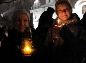 Bethlehem Peace Light in Kyiv