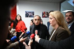 Eric Zemmour And Marion Marechal In The New HQ of Reconquete - Paris