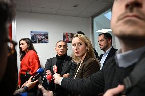 Eric Zemmour And Marion Marechal In The New HQ of Reconquete - Paris