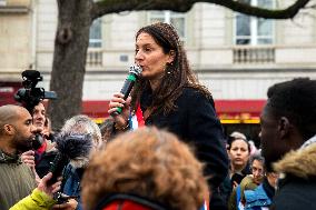 Rally In Paris Against Immigration Law