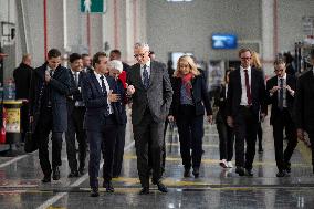 Macron's visit to mark the two years of the France 2030 investment plan - Toulouse