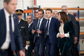 Macron's visit to mark the two years of the France 2030 investment plan - Toulouse