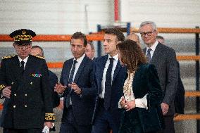 Macron's visit to mark the two years of the France 2030 investment plan - Toulouse