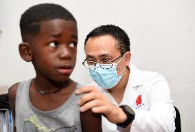 NAMIBIA-WINDHOEK-SOS CHILDREN'S VILLAGE-CHINESE MEDICAL TEAM