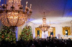 President Joe Biden and Second Gentleman Emhoff Host Hanukkah Reception at WH