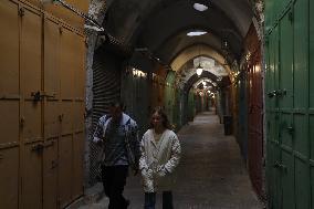 MIDEAST-JERUSALEM-OLD CITY-SHOP CLOSED