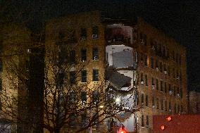 Building Collapse In Bronx New York
