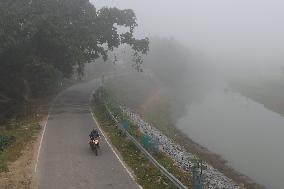 INDIA-ASSAM-NAGAON-FOG