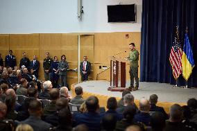 Zelensky Pleads For U.S. Aid At The National Defense University - Washington