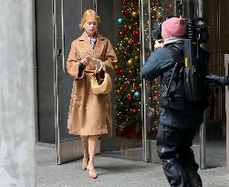 Nicole Kidman and Harris Dickinson On Set - NYC
