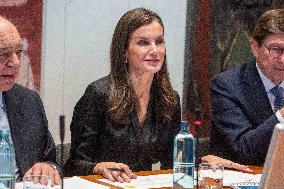 Queen Letizia Attends A FAD Youth Meeting - Madrid