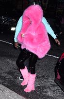 Nicki Minaj Leaves The Late Show - NYC