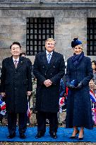 Royals Welcome President Of South Korea - Amsterdam