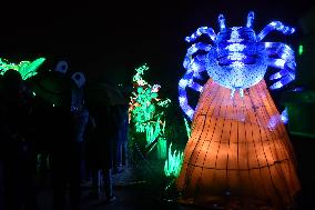 Light Exhibition At The Jardin Des Plantes - Paris