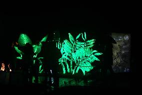 Light Exhibition At The Jardin Des Plantes - Paris