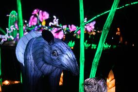 Light Exhibition At The Jardin Des Plantes - Paris