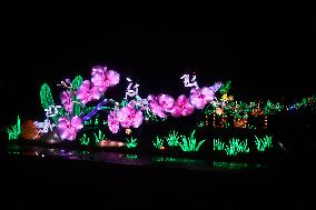 Light Exhibition At The Jardin Des Plantes - Paris