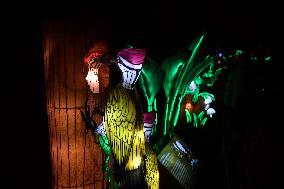 Light Exhibition At The Jardin Des Plantes - Paris