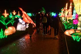 Light Exhibition At The Jardin Des Plantes - Paris