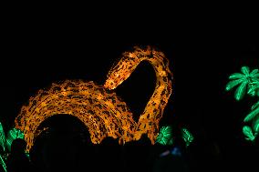 Light Exhibition At The Jardin Des Plantes - Paris