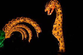 Light Exhibition At The Jardin Des Plantes - Paris